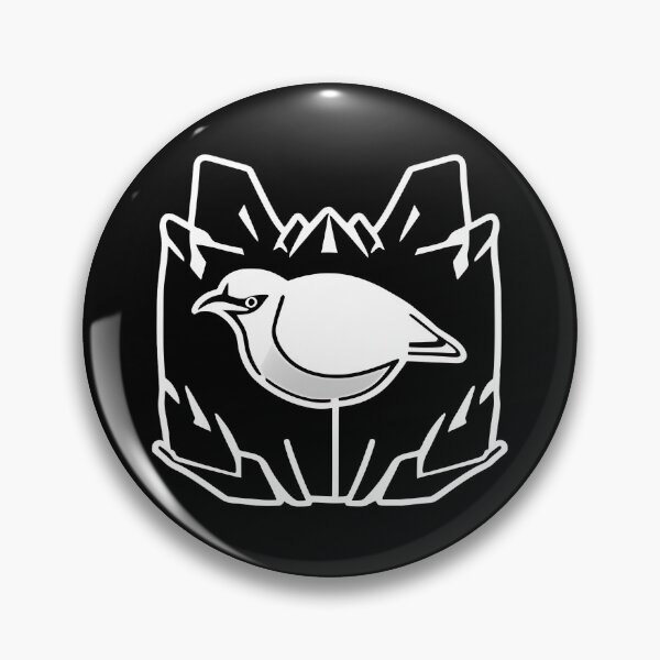 Item preview, "Majestic Mountain Whitebird" Abstract Sticker Design  designed and sold by Litheon.