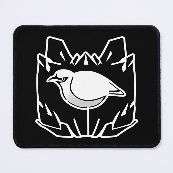 Item preview, "Majestic Mountain Whitebird" Abstract Sticker Design designed and sold by Litheon.