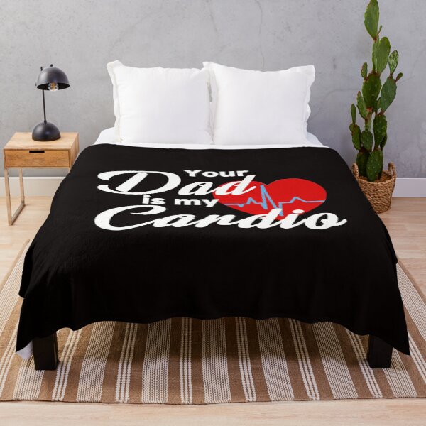 Item preview, Your Dad Is My Cardio - Funny Heartbeat and Text designed and sold by leo121687.