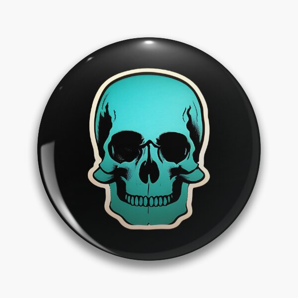 Item preview, "Midnight Blue Skull" Sticker Design  designed and sold by Litheon.
