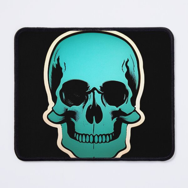 Item preview, "Midnight Blue Skull" Sticker Design designed and sold by Litheon.