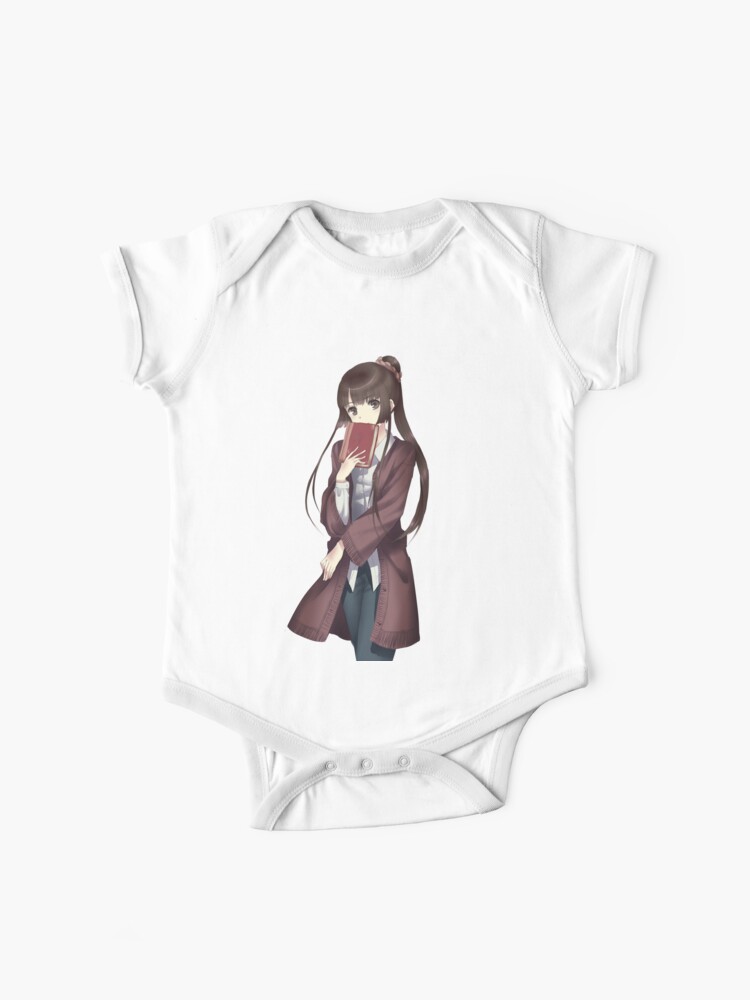Anime girl with book Baby One-Piece for Sale by RaionKeiji