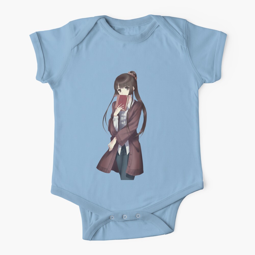 Anime girl with book Baby One-Piece for Sale by RaionKeiji
