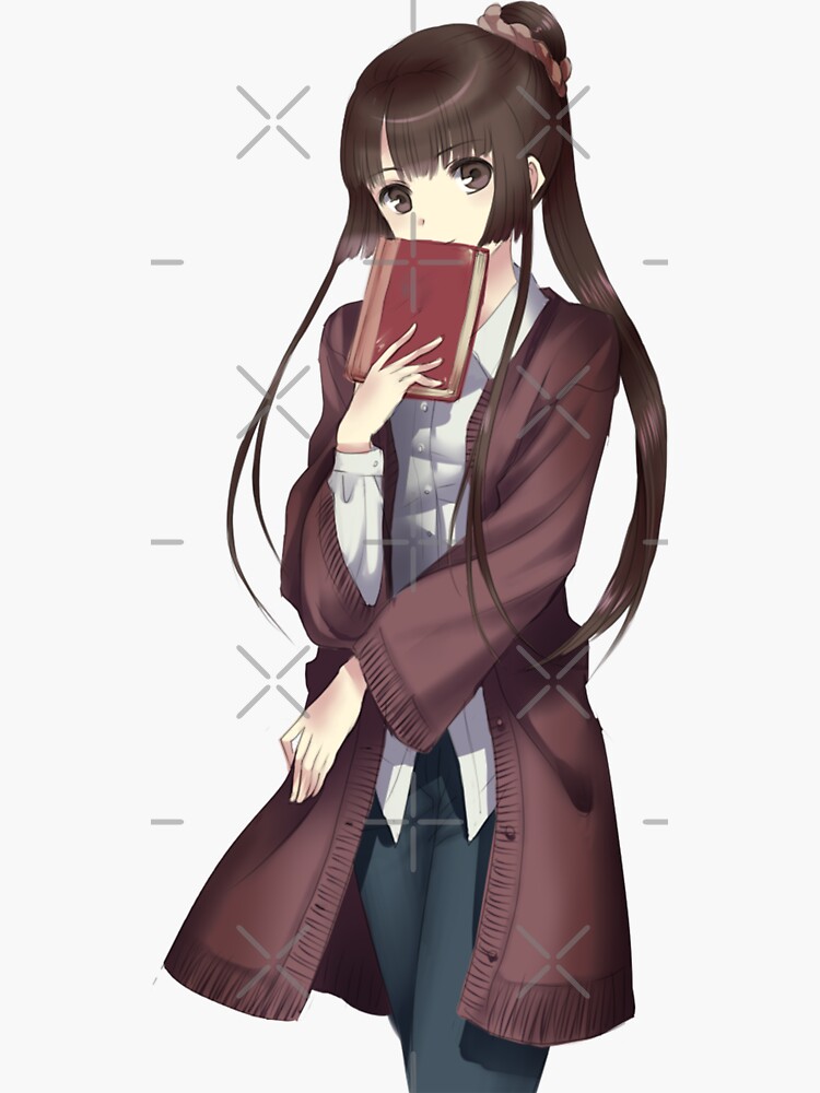 Premium AI Image | Anime Girl who discovers a magical book that gives the  power of happyness manga style illustration generative ai