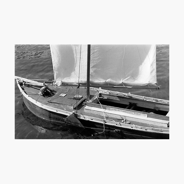 Sailing in Turbulent Times Photographic Print