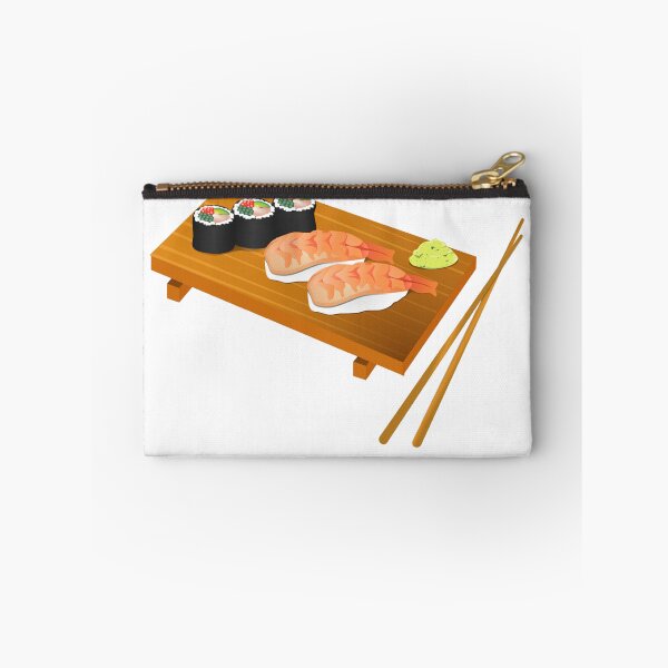 Item preview, Tray of Sushi Sashimi Chop Sticks Raw Fish designed and sold by stevesemojis.