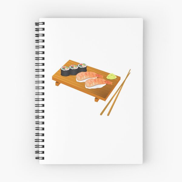 Item preview, Tray of Sushi Sashimi Chop Sticks Raw Fish designed and sold by stevesemojis.