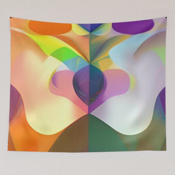 Item preview, Abstract Colorful Psychedelic Pattern designed and sold by bandjdesigns.