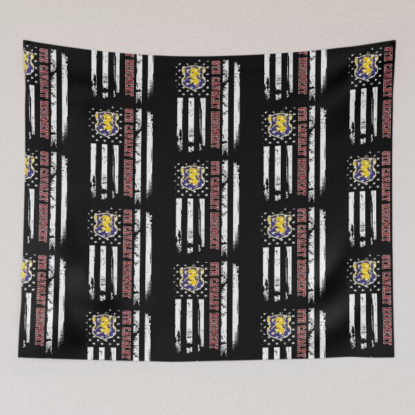 Item preview, 6th Cavalry Regiment American Flag designed and sold by EstherDoyle.