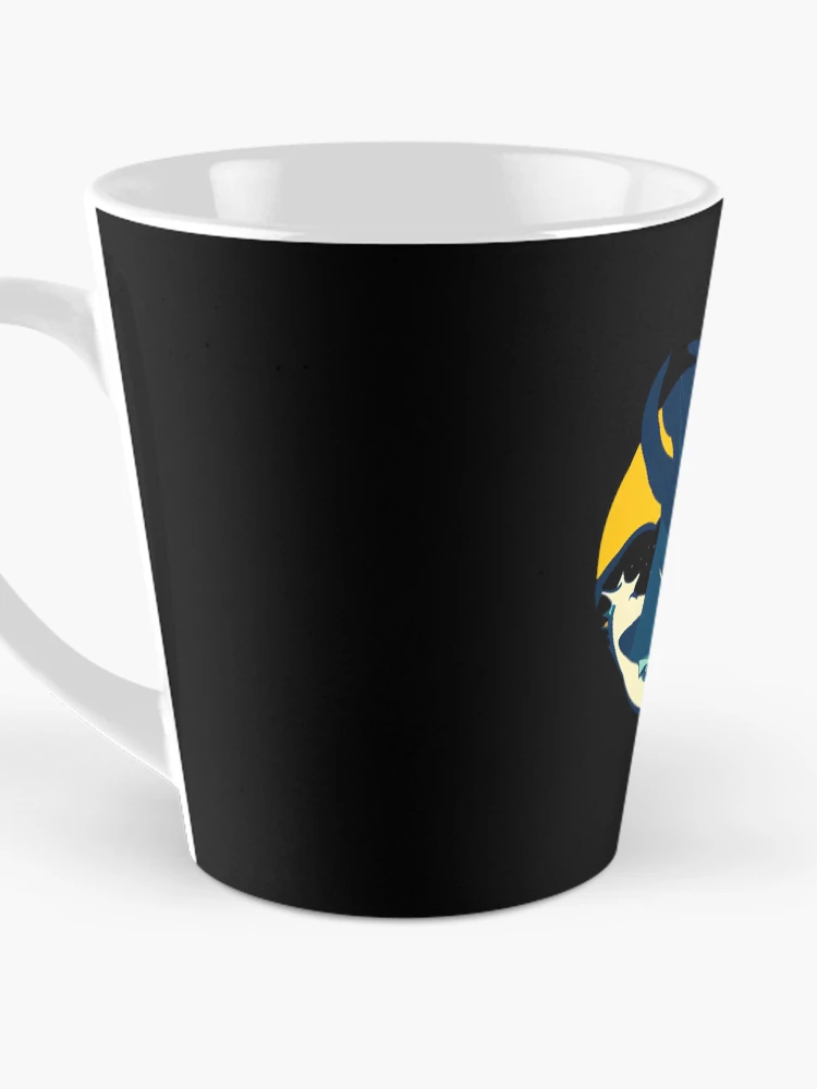 Thumbnail 3 of 4, Coffee Mug, Moon Goat Abstract Sticker Design designed and sold by Litheon.