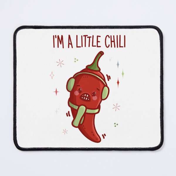 Artikelvorschau, Ich bin ein kleiner Chili - Cute Chill Cold Chili Pepper entworfen und verkauft von Cyndi Carlson Draws.
