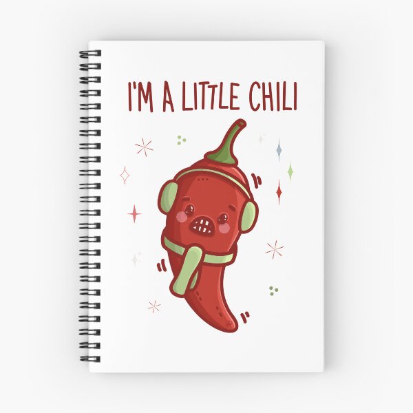 Artikelvorschau, Ich bin ein kleiner Chili - Cute Chill Cold Chili Pepper entworfen und verkauft von Cyndi Carlson Draws.
