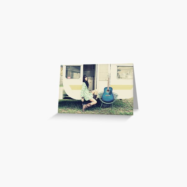 Traveling Music Greeting Card