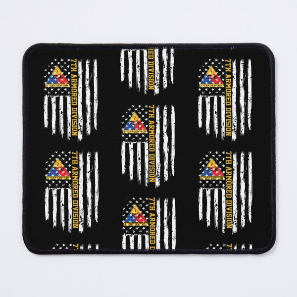 Item preview, 7th Armored Division American Flag designed and sold by EstherDoyle.