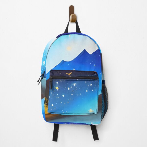 Item preview, Night Starry Mountain Art ,Colorful Night Sky Art, Spiritual Starry Art designed and sold by viewgraphics.