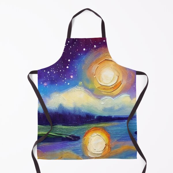 Item preview, Night Starry Sky Landscape, Colorful Night Sky Art, Nature Art, Spiritual Starry Art designed and sold by viewgraphics.