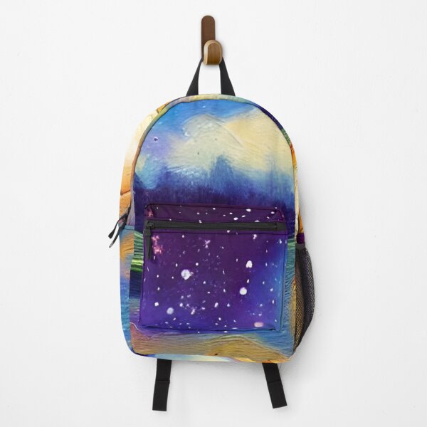 Item preview, Night Starry Sky Landscape, Colorful Night Sky Art, Nature Art, Spiritual Starry Art designed and sold by viewgraphics.