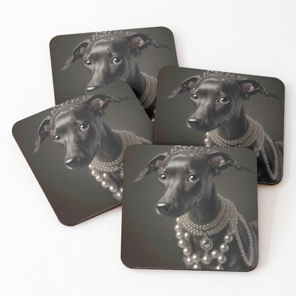 Item preview, a portrait of italian-greyhound dog designed and sold by tinkertailorart.