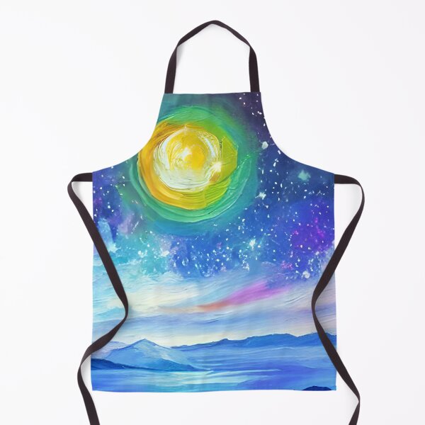 Item preview, Night Starry Sky Landscape, Colorful Night Sky Art, Nature Art, Spiritual Starry Art designed and sold by viewgraphics.