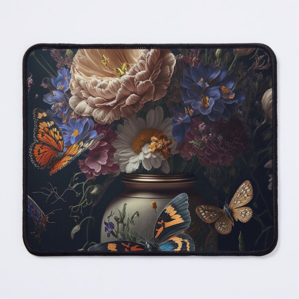 Item preview, still life painting of flower vase designed and sold by tinkertailorart.