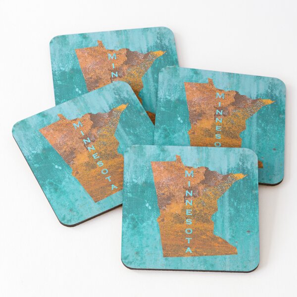 Item preview, Minnesota Rust on Teal designed and sold by Elisabeth Lucas.
