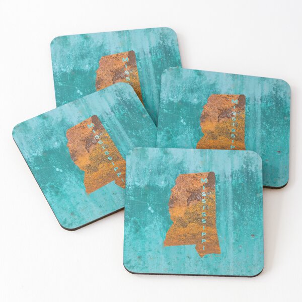 Item preview, Mississippi Rust on Teal designed and sold by Elisabeth Lucas.