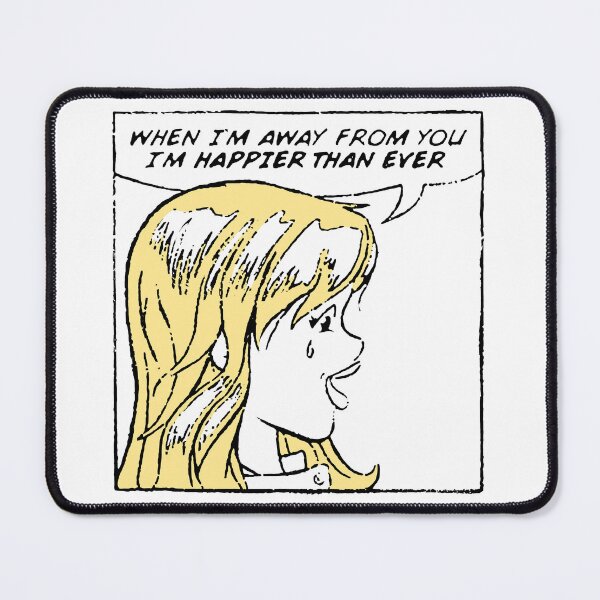 Item preview, When I'm Away From You I'm Happier Than Ever designed and sold by jackellies.