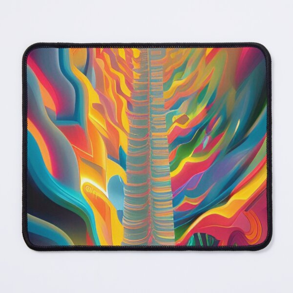 Item preview, Colorful Psychedelic Stairway Pattern designed and sold by bandjdesigns.