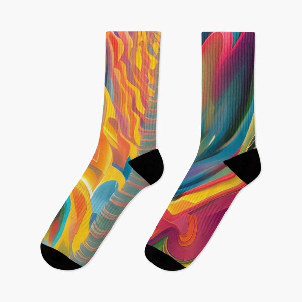 Item preview, Colorful Psychedelic Stairway Pattern designed and sold by bandjdesigns.