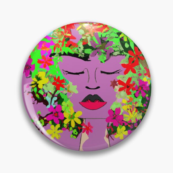 Item preview, ECOLOGICAL FLOWERS FEMALE FACE designed and sold by CSJ7.