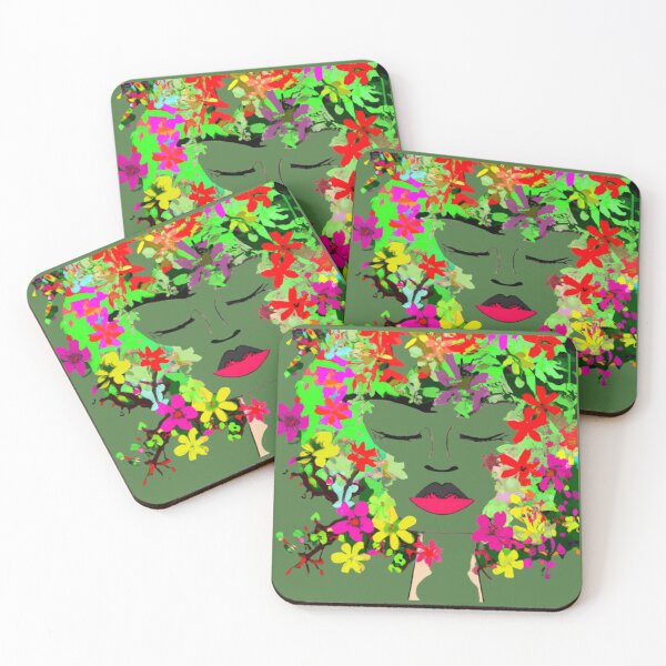 Item preview, ECOLOGICAL FLOWERS FEMALE FACE designed and sold by CSJ7.
