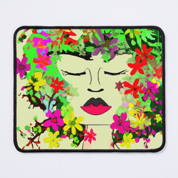 Item preview, ECOLOGICAL FLOWERS FEMALE FACE designed and sold by CSJ7.