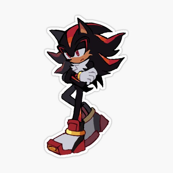 Hyper Shadow Sticker By Piggyfam1333 - Shadow The Hedgehog Sonic X Emoji, Hyper Emoji - Free Emoji PNG Images 