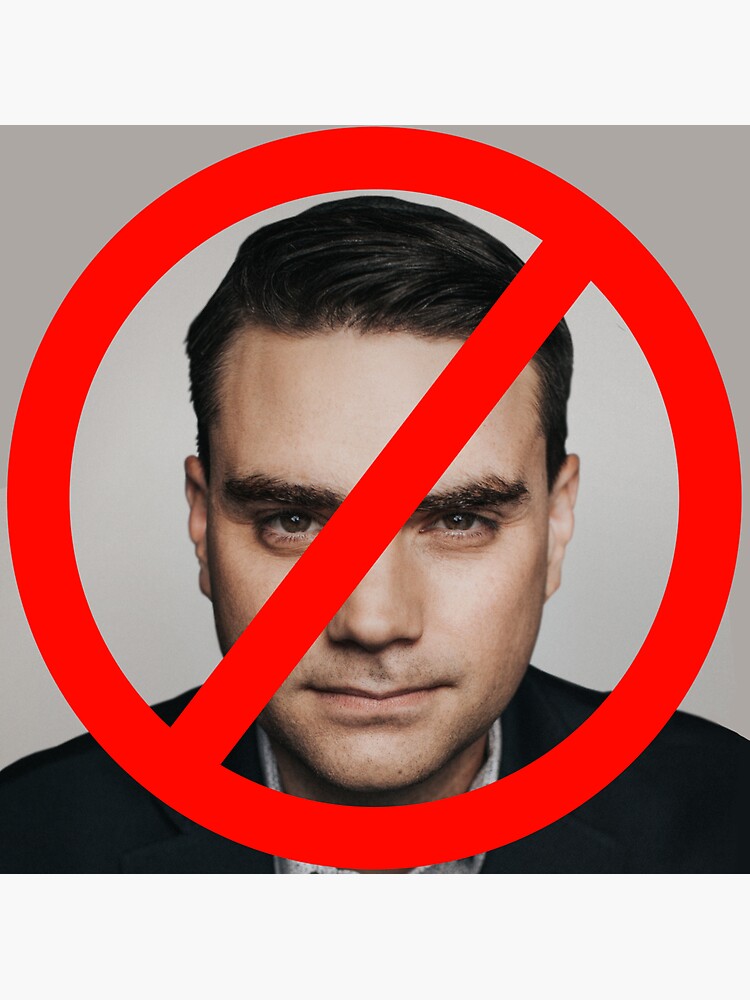 "Ben Shapiro Free Zone" Sticker for Sale by Redbubble