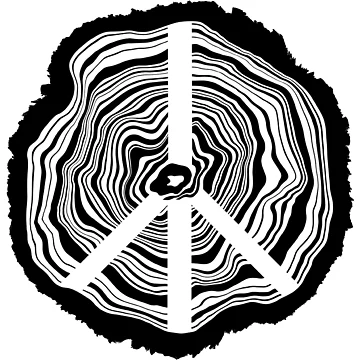 Artwork thumbnail, Peaceful Tree Rings by Mettlework