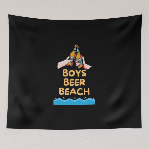 Item preview, Boys Beer And Beach designed and sold by Joy Poddar.