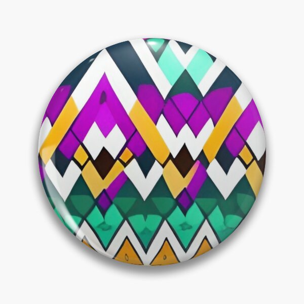 Item preview, Colorful Abstract Triangle Pattern designed and sold by bandjdesigns.
