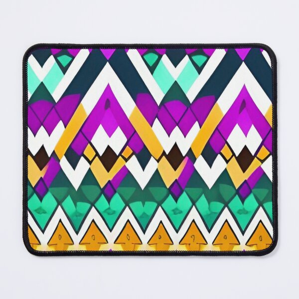 Item preview, Colorful Abstract Triangle Pattern designed and sold by bandjdesigns.