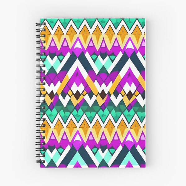 Item preview, Colorful Abstract Triangle Pattern designed and sold by bandjdesigns.