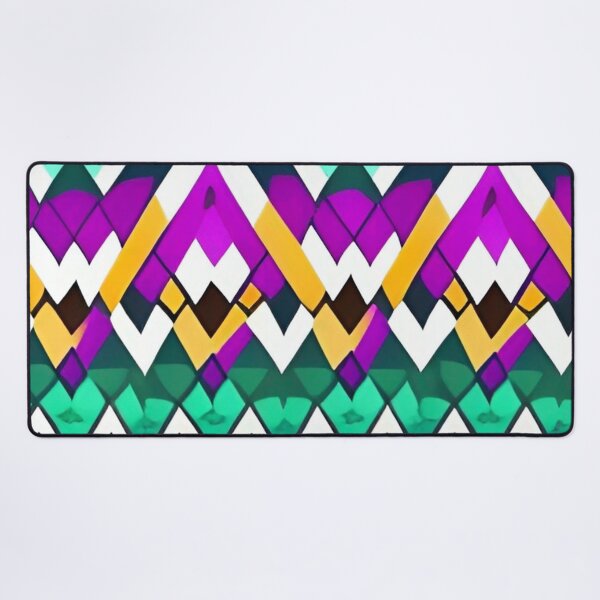 Item preview, Colorful Abstract Triangle Pattern designed and sold by bandjdesigns.