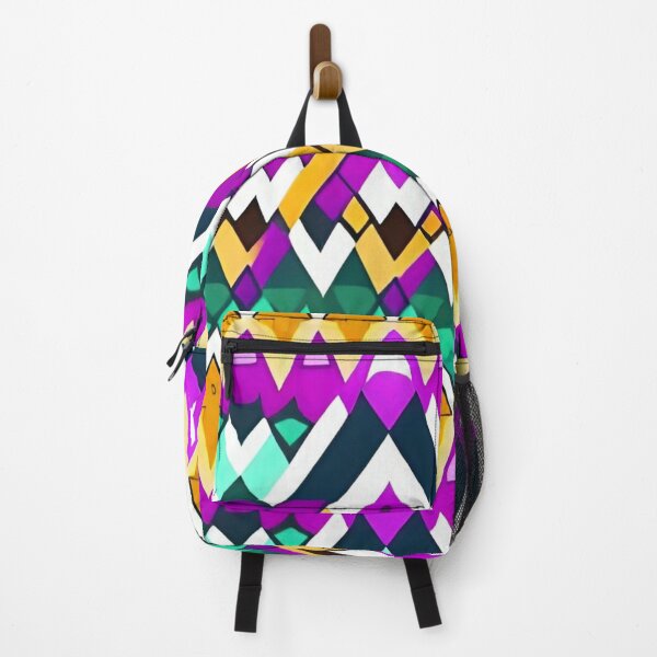 Item preview, Colorful Abstract Triangle Pattern designed and sold by bandjdesigns.