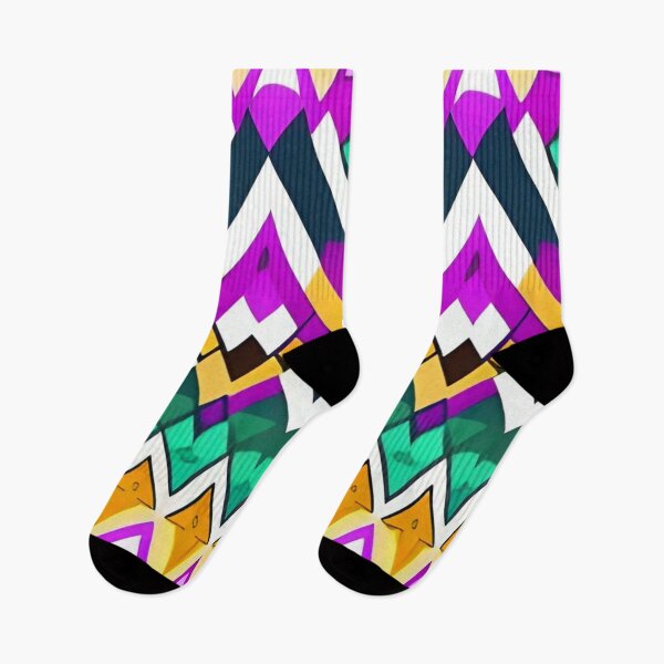 Item preview, Colorful Abstract Triangle Pattern designed and sold by bandjdesigns.