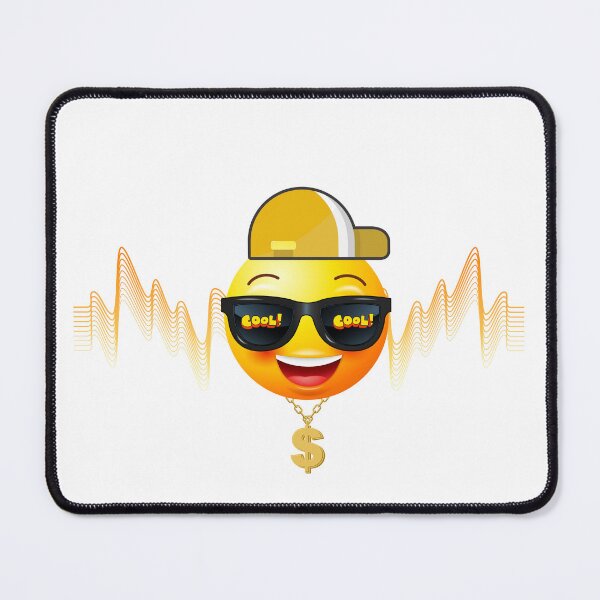 Item preview, Cool Emoji with Hat Pulse designed and sold by DesignbyOkoto.