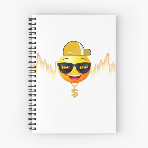 Item preview, Cool Emoji with Hat Pulse designed and sold by DesignbyOkoto.