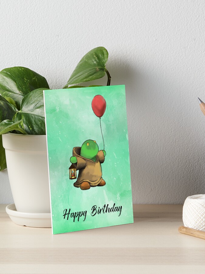 FF - Tonberry Birthday" Art Board Print for Sale by Orsum-art | Redbubble