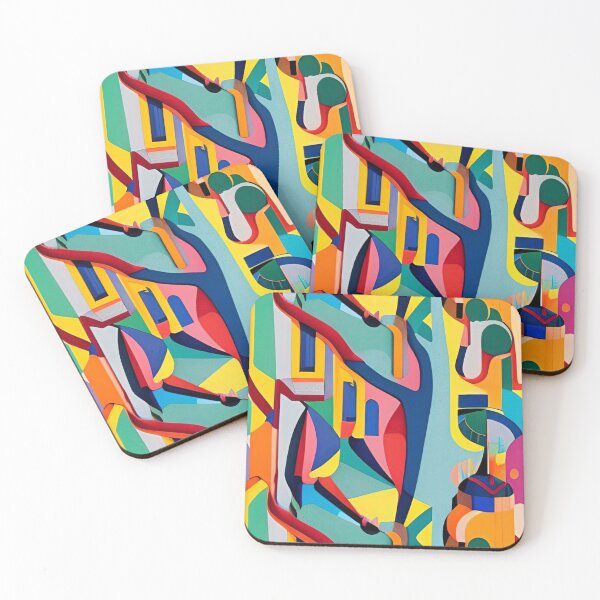 Item preview, Colorful Abstract Pattern Design designed and sold by bandjdesigns.