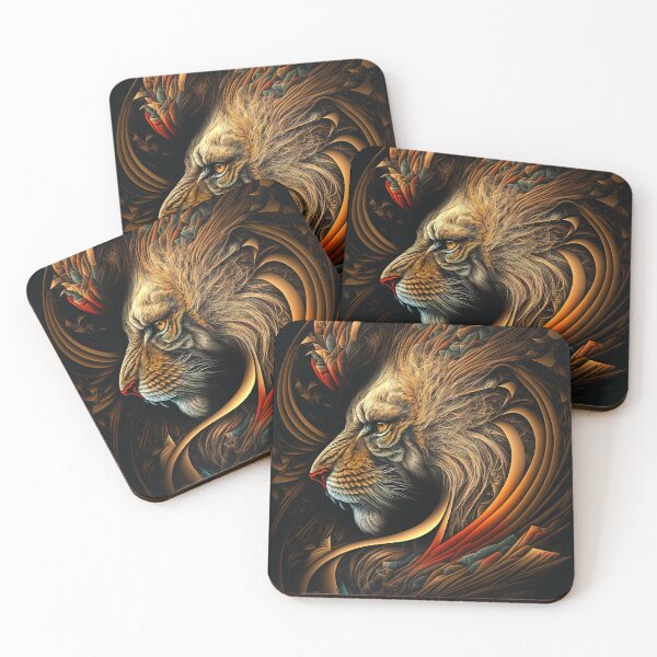 Item preview, Abstract Painting of a Lion designed and sold by EHouseArt.