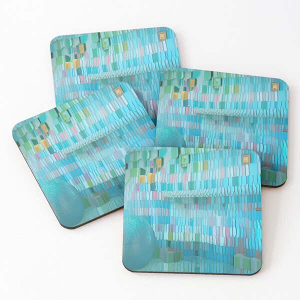 Item preview, Abstract Blue Line Pattern Design designed and sold by bandjdesigns.