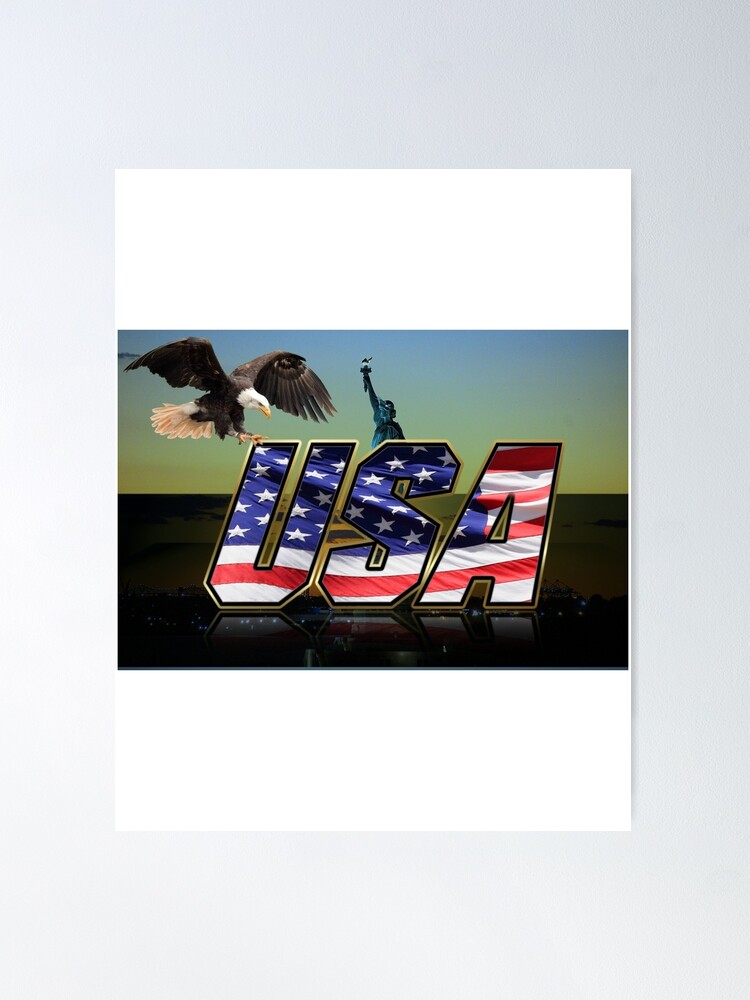 USA IS GREATEST COUNTRY IN THE WORLD Poster for Sale by OMEGA-H