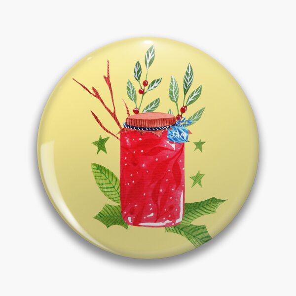 Item preview, Cottagecore Raspberry jam  designed and sold by pinkyfish1010.
